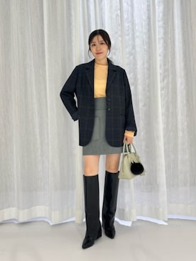 島津（shimazu)さん（レディース・160cm）の秋コーディネート