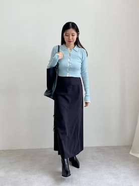 島津（shimazu)さん（レディース・160cm）の秋コーディネート