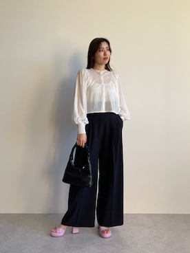 「骨格_ナチュラル」｜島津（shimazu)さん（レディース・160cm）の春コーディネート