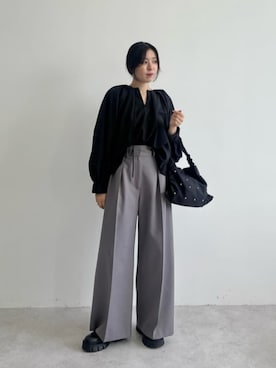 島津(shimazu)さん(レディース・160cm)の夏コーディネート