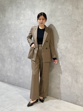 島津（shimazu)さん（レディース・160cm）の秋コーディネート