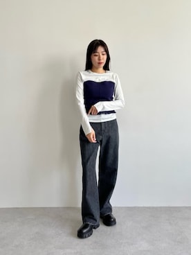 「骨格_ナチュラル」｜島津（shimazu)さん（レディース・160cm）の冬コーディネート