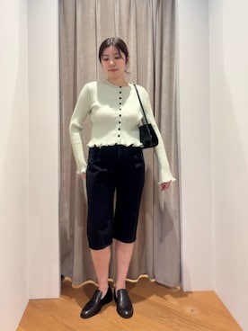 「EMMEL REFINES（エメルリファインズ）のアイテム」を使った、島津（shimazu)さん（レディース・160cm）の冬コーディネート