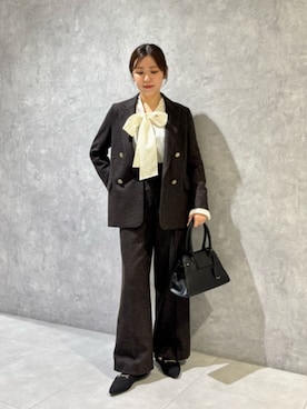 「ベーシック/トラッド」｜島津（shimazu)さん（レディース・160cm）の秋コーディネート