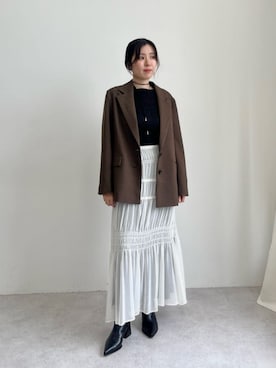 島津(shimazu)さん(レディース・160cm)の秋コーディネート