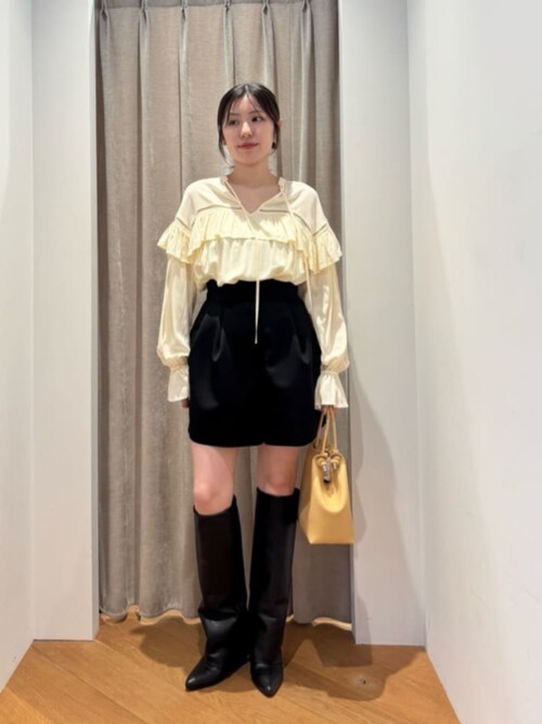 EMMEL REFINES＞EM 2タック コクーン ショートパンツ（スラックス