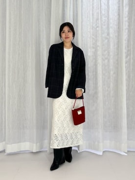 島津（shimazu)さん（レディース・160cm）の秋コーディネート