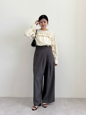島津(shimazu)さん(レディース・160cm)の冬コーディネート