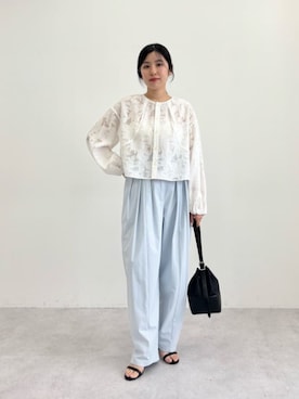 島津(shimazu)さん(レディース・160cm)の春コーディネート