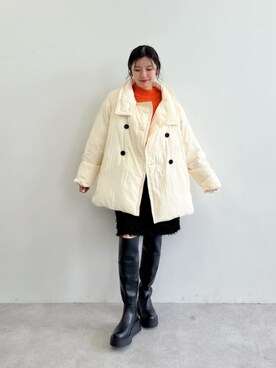 島津(shimazu)さん(レディース・160cm)の冬コーディネート