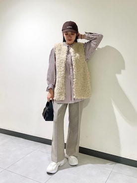 島津（shimazu)さん（レディース・160cm）の秋コーディネート