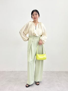 島津(shimazu)さん(レディース・160cm)の春コーディネート