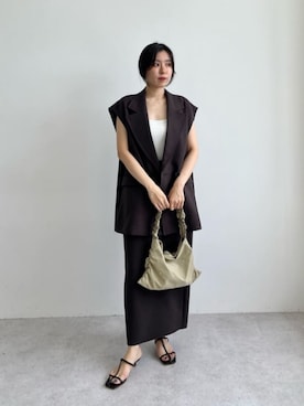 島津(shimazu)さん(レディース・160cm)の夏コーディネート