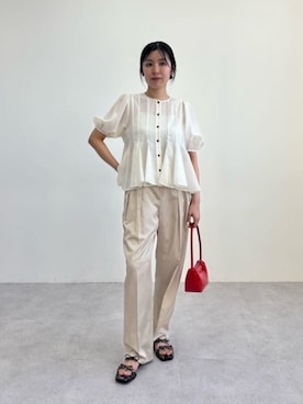 島津（shimazu)さん（レディース・160cm）の春コーディネート