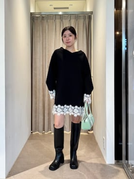 「EMMEL REFINES（エメルリファインズ）のアイテム（バッグ）」を使った、島津（shimazu)さん（レディース・160cm）の秋コーディネート