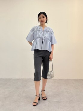 島津(shimazu)さん(レディース・160cm)の春コーディネート