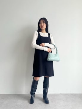 島津(shimazu)さん(レディース・160cm)の冬コーディネート