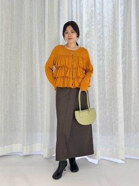 島津（shimazu)さん（レディース・160cm）の秋コーディネート