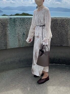 「nugu」｜「アイテム（オールインワン・サロペット）」を使った、ffmiさん（レディース・152cm）の秋コーディネート