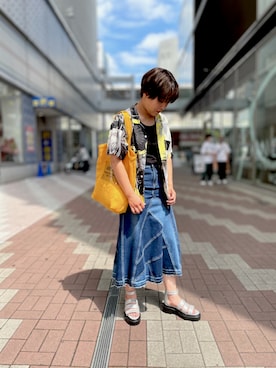 だんじょーさん（レディース・161cm）の夏コーディネート