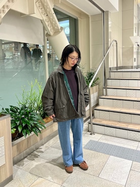 「アイテム（ナイロンジャケット）」を使った、madokaさん（レディース・151cm）の冬コーディネート