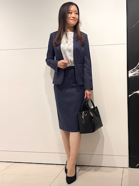 「COUP DE CHANCE（クードシャンス）のアイテム」を使った、シオンさん（レディース・162cm）の冬コーディネート