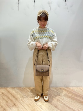 か な み さん（レディース・154cm）の冬コーディネート
