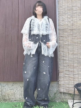 「アイテム（トップス）」を使った、ペキさん（レディース・50cm）の夏コーディネート