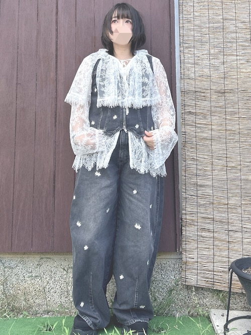MAISON SPECIAL（メゾンスペシャル）の「Lace Cape Blouse/レース