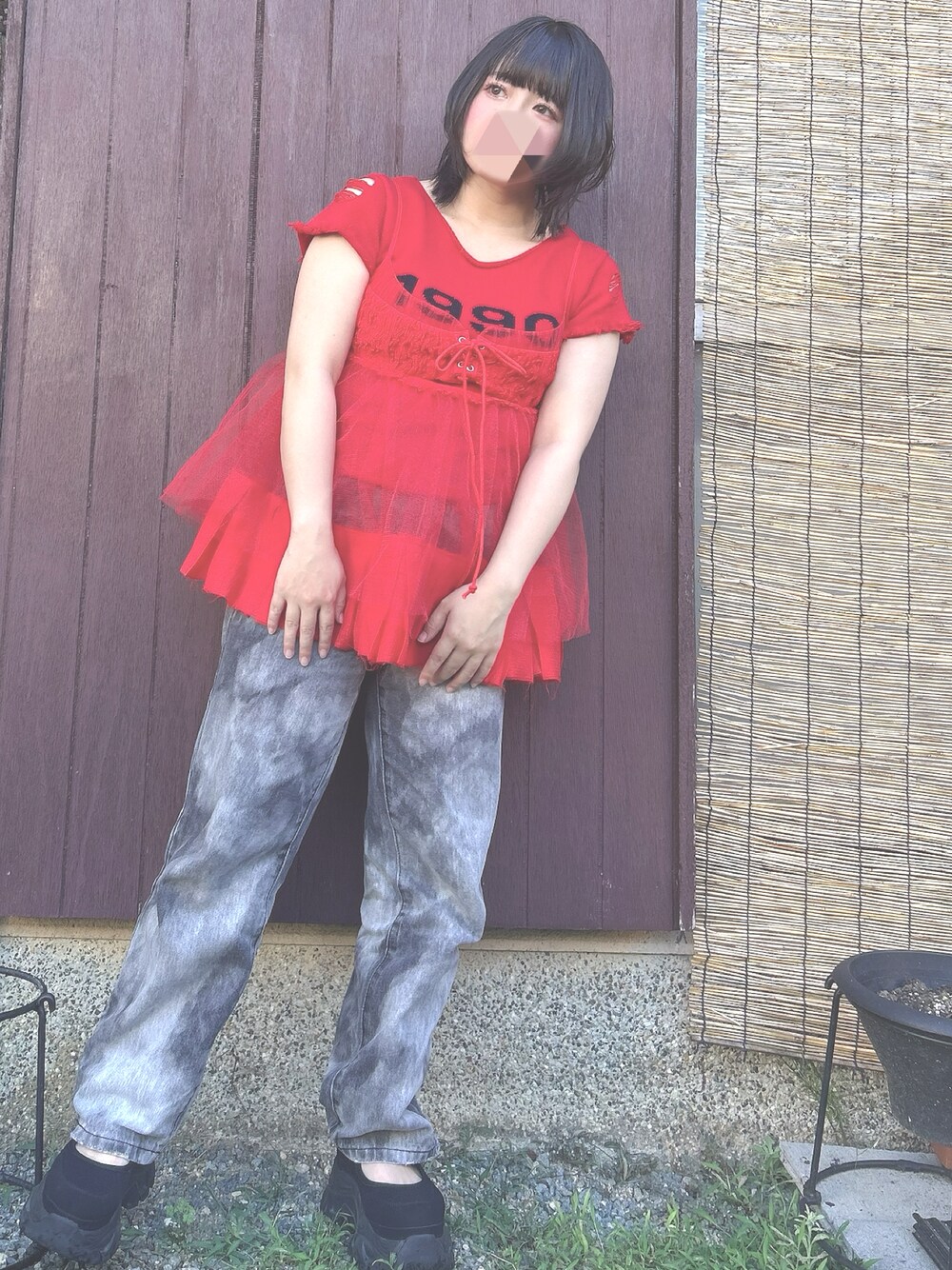 See-through Tulle Tunic/シースルーチュールチュニックを使った人気