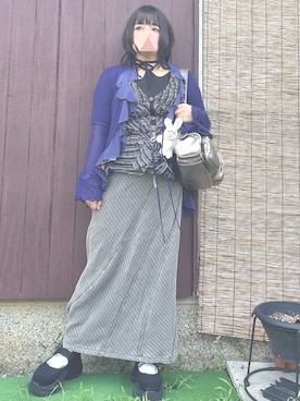 「アイテム（トップス）」を使った、ペキさん（レディース・50cm）の夏コーディネート