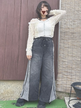 「アイテム（その他トップス）」を使った、ペキさん（レディース・50cm）の秋コーディネート