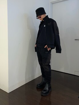 「秋トレンド2021」｜「アイテム（ジャージ）」を使った、哺乳類さん（メンズ・170cm）の秋コーディネート