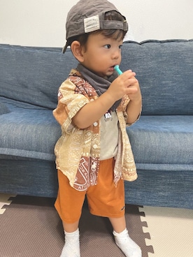 hiro5566さん（キッズ・80cm）の夏コーディネート
