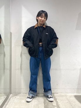 「フユコーデ」｜「アイテム（パンツ）」を使った、REMIさん（レディース・155cm）の秋コーディネート
