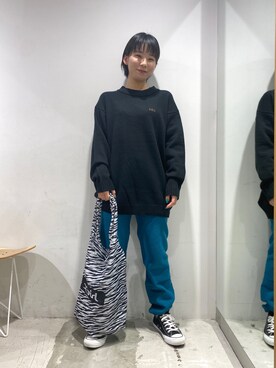 「フユコーデ」｜「アイテム（パンツ）」を使った、REMIさん（レディース・155cm）の秋コーディネート