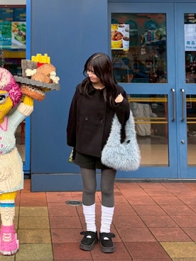 「Avail（アベイル）のアイテム」を使った、ミドリさん（レディース・160cm）の冬コーディネート