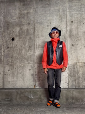 「アイテム（財布/小物）」を使った、Ri Maさん（メンズ・171cm）の秋コーディネート