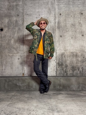 「RED WING（レッドウィング）のアイテム」を使った、RiMaさん（メンズ・171cm）の冬コーディネート