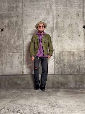 「アイテム（インテリア）」を使った、RiMaさん（メンズ・171cm）の冬コーディネート