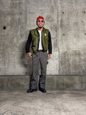 RiMaさん（メンズ・171cm）の春コーディネート