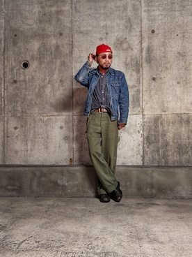 「BEAMS（ビームス）のアイテム」を使った、RiMaさん（メンズ・171cm）の春コーディネート