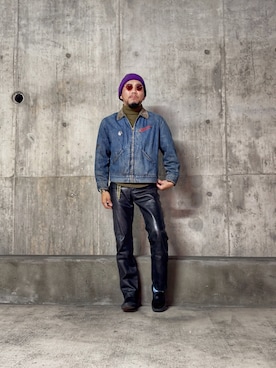 「Port（ポート）のアイテム」を使った、Rik! Maさん（メンズ・171cm）の冬コーディネート