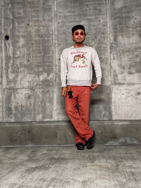 「アメカジ」｜RiMaさん（メンズ・171cm）の春コーディネート