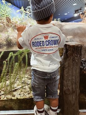 「Rodeo Crowns（ロデオクラウンズ）のアイテム」を使った、mammyさん（キッズ・100cm）の秋コーディネート