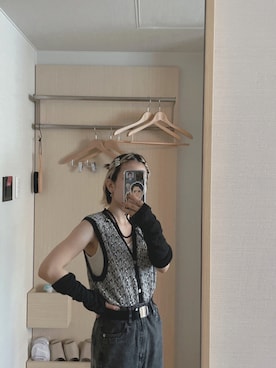「SpRay PREMIUM（スプレイプレミアム）のアイテム（トップス）」を使った、ri3aさん（レディース・145cm）の夏コーディネート