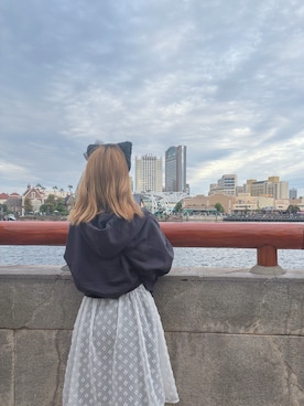 「アイテム（ワンピース/ドレス）」を使った、ri3aさん（レディース・145cm）の秋コーディネート