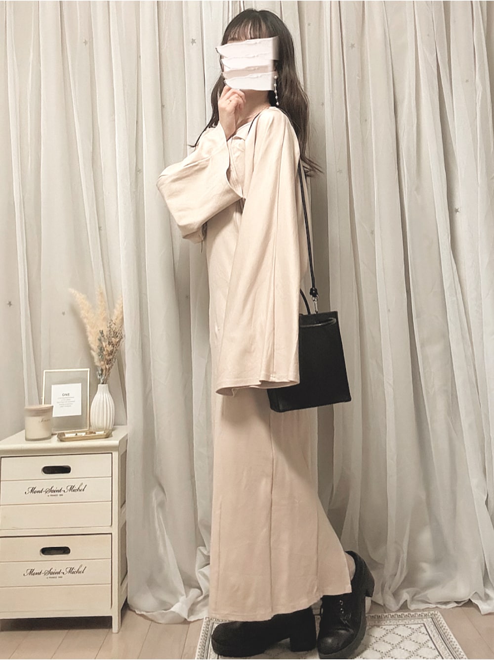 mideal シャギーボレロ×ニットセットアップ 3点セット mideal ALL