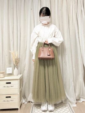 「Samantha Thavasa（サマンサタバサ）のアイテム」を使った、Mayさん（レディース・156cm）の春コーディネート