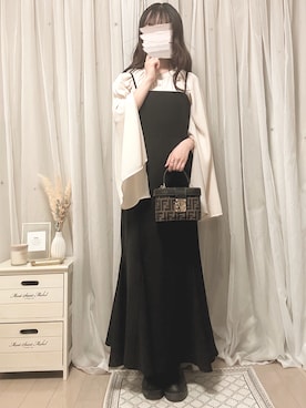 「mideal（マイディール）のアイテム（ワンピース/ドレス）」を使った、Mayさん（レディース・156cm）の夏コーディネート